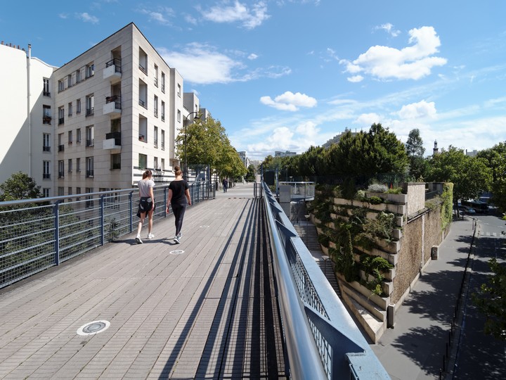 Vue de la promenade plantée Paris 12ème arrondissement